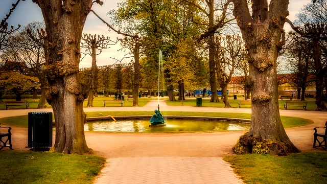podzimní park